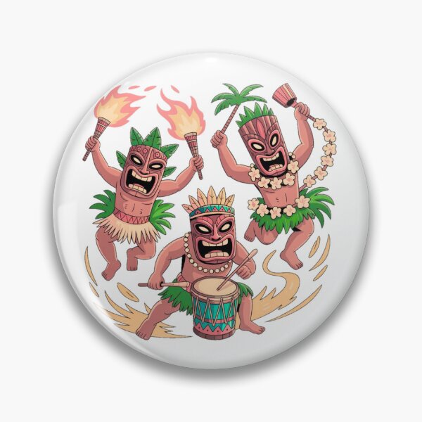Item preview, Fire Tiki Dance Tribal Polynesian Warrior Performance designed and sold by YounexxART.