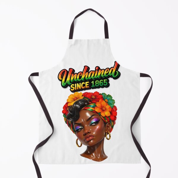 Item preview, Unchained Since 1865 Afro Queen – Juneteenth Black Freedom Design designed and sold by ArtSpark Studio.