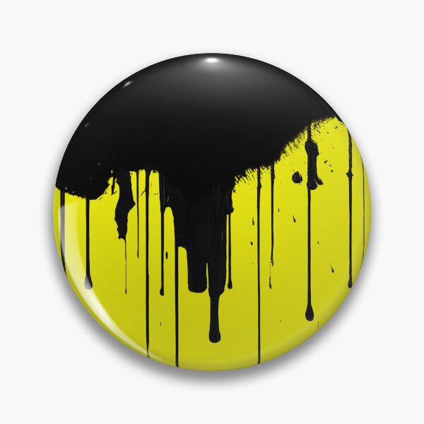 Item preview,  Black Drip on Brilliant Yellow designed and sold by Greenbaby.
