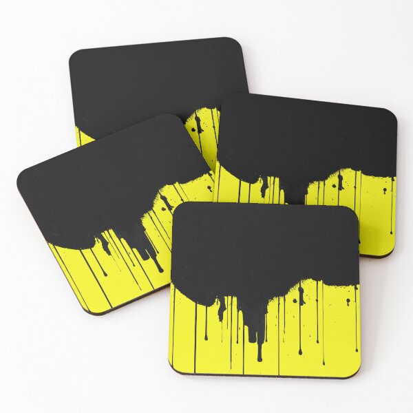 Item preview,  Black Drip on Brilliant Yellow designed and sold by Greenbaby.