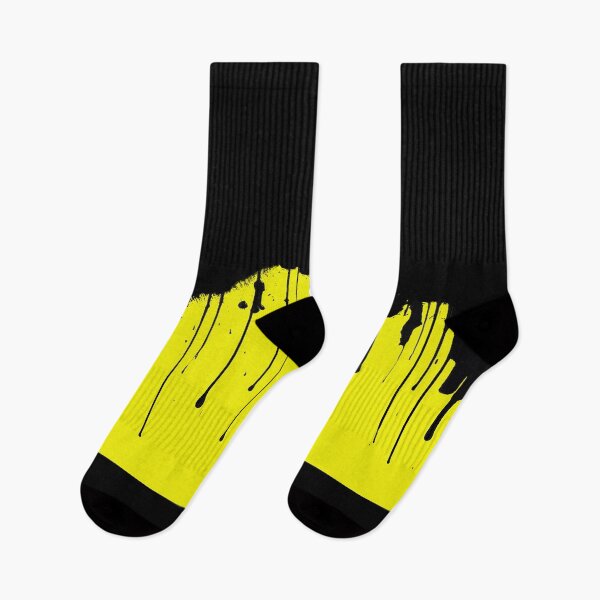 Item preview,  Black Drip on Brilliant Yellow designed and sold by Greenbaby.