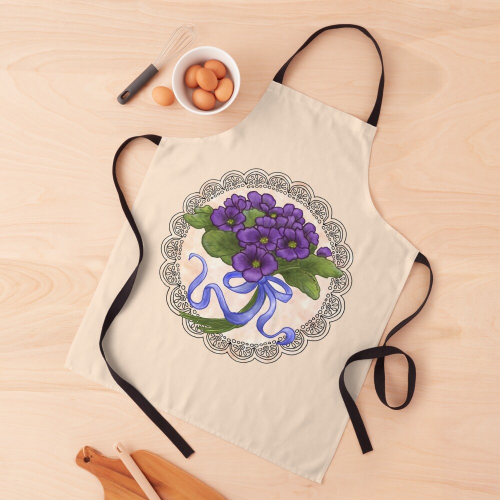 Violets apron
