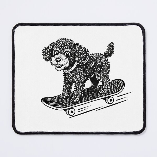 Item preview, Toy Poodle on Skateboard – Skate Dogs Club designed and sold by PhokaPhokich.