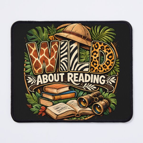 Item preview, Wild About Reading Book Animal Children's Book Teacher designed and sold by faridman.