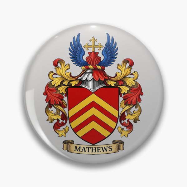 Item preview, The Mathews Family Coat of Arms  designed and sold by BagTown Clans.