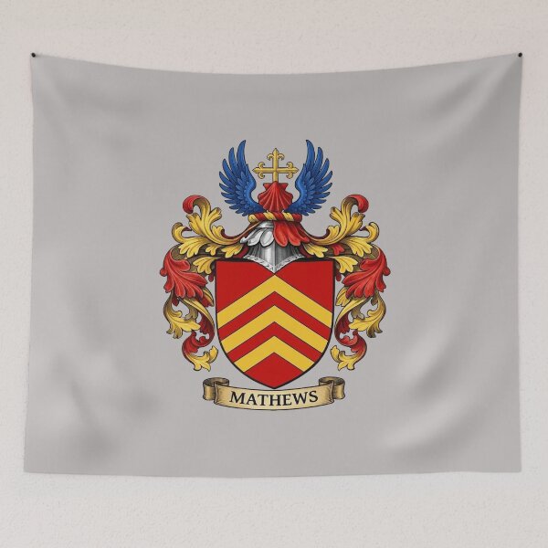 Item preview, The Mathews Family Coat of Arms  designed and sold by BagTown Clans.