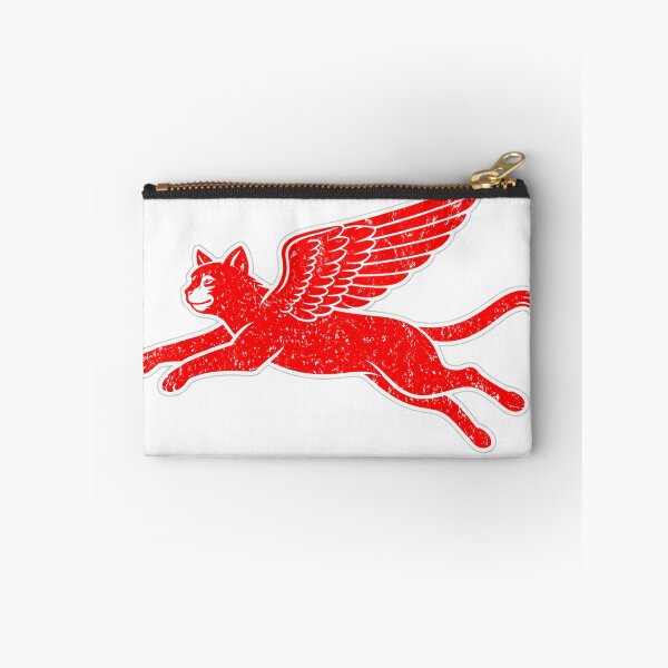 Item preview, Flying Cat Vintage Retro Sticker designed and sold by PIXEL POP DESIGNS - Beyond the Norm!.