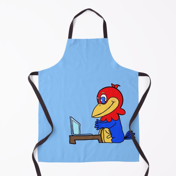 Item preview, Blue Baby Jay with laptop! designed and sold by PomegranateHeart.