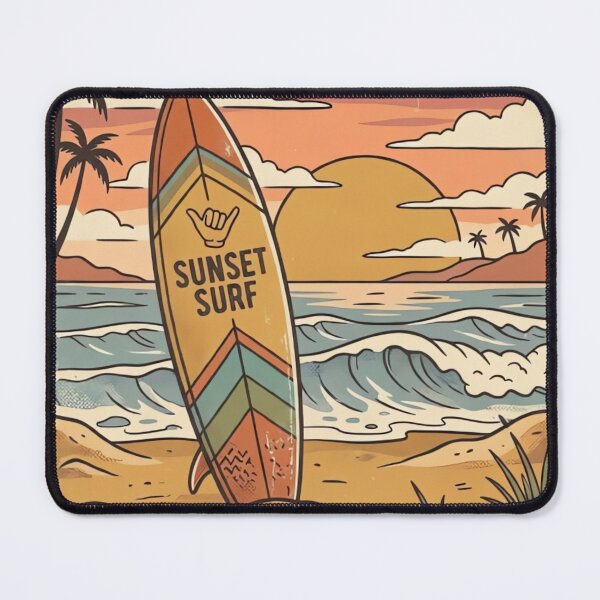Item preview, Sunset Surf Vintage Beach designed and sold by urbinet.