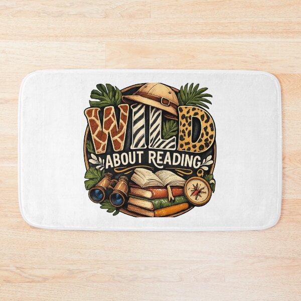 Item preview, Wild About Reading Book Animal Children's Book Teacher designed and sold by faridman.