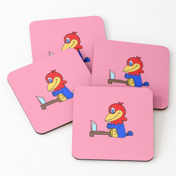 Item preview, ¡Bebé Jayhawk rosa con portátil! designed and sold by PomegranateHeart.
