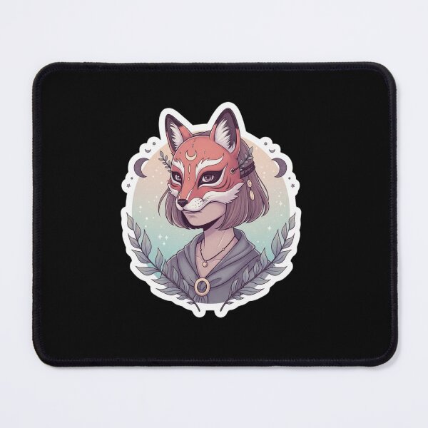 Item preview, mystical red fox woman designed and sold by saphira-art.