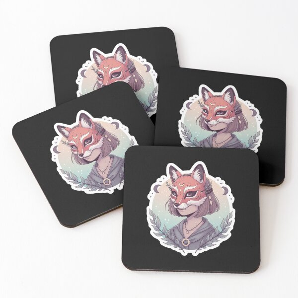 Item preview, mystical red fox woman designed and sold by saphira-art.