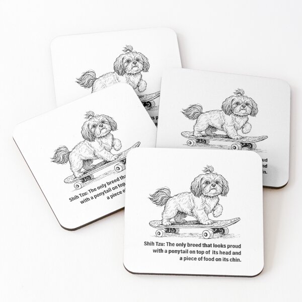 Item preview, Shih Tzu on Skateboard – Skate Dogs Club designed and sold by PhokaPhokich.