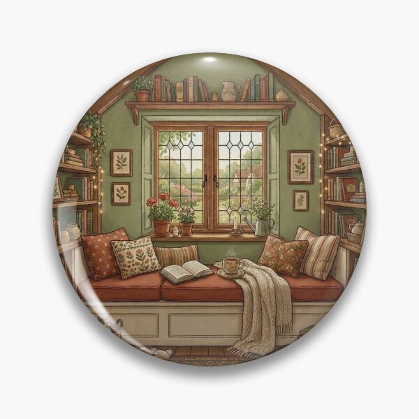 Item preview, Cozy reading nook!!! - Cozy Book Lover - A cozy reading corner - A cozy paradise for book lovers designed and sold by SoffyLee586.