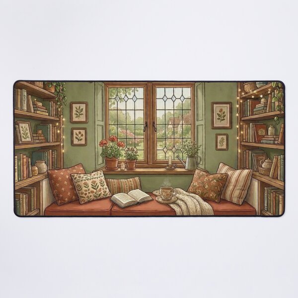 Item preview, Cozy reading nook!!! - Cozy Book Lover - A cozy reading corner - A cozy paradise for book lovers designed and sold by SoffyLee586.