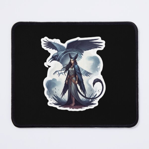 Item preview, mystical crow woman designed and sold by saphira-art.