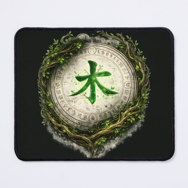 Item preview, Chinese Wood Symbol Magic Emblem designed and sold by ChineseMystical.