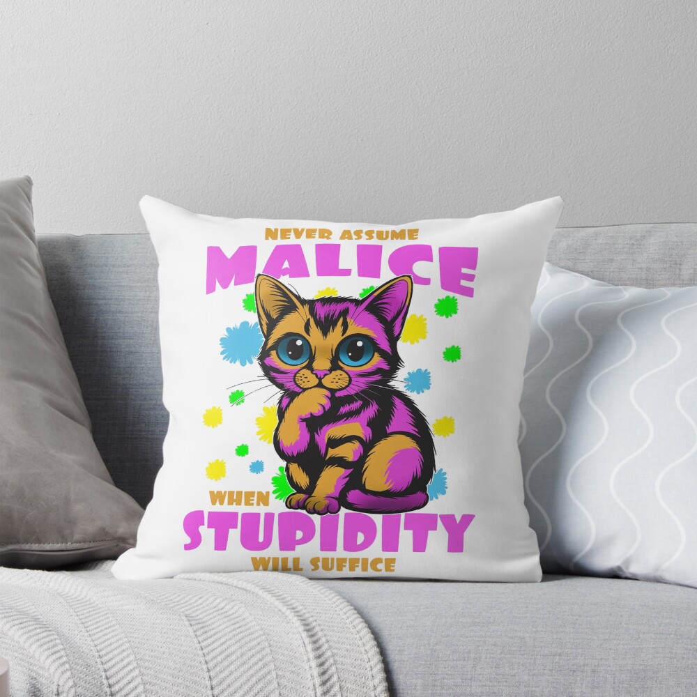 Item preview, Throw Pillow designed and sold by FU-Design.