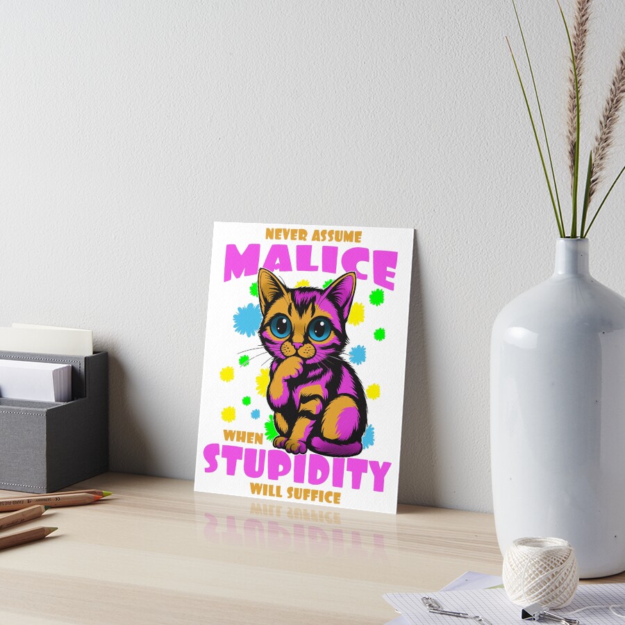 Item preview, Art Board Print designed and sold by FU-Design.
