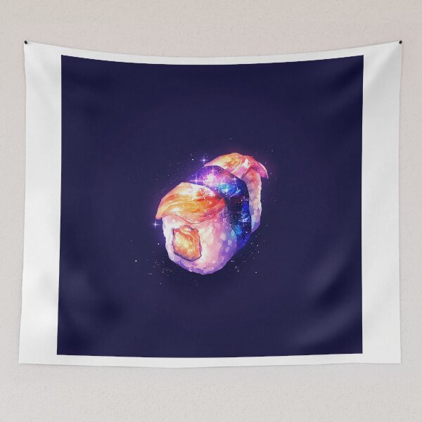 Item preview, Cosmic Galaxy Sushi Roll Fantasy Art designed and sold by Christian Weiss.