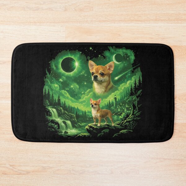 Item preview, Chihuahua Howling to The Moon Vintage 90s Retro Animal Dog designed and sold by BOUCHERIT amine.