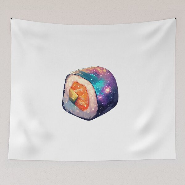 Item preview, Vibrant Cosmic Nebula Sushi Roll designed and sold by Christian Weiss.