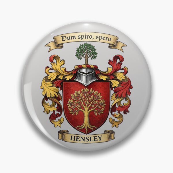 Item preview, The Hensley Family Coat of Arms designed and sold by BagTown Clans.
