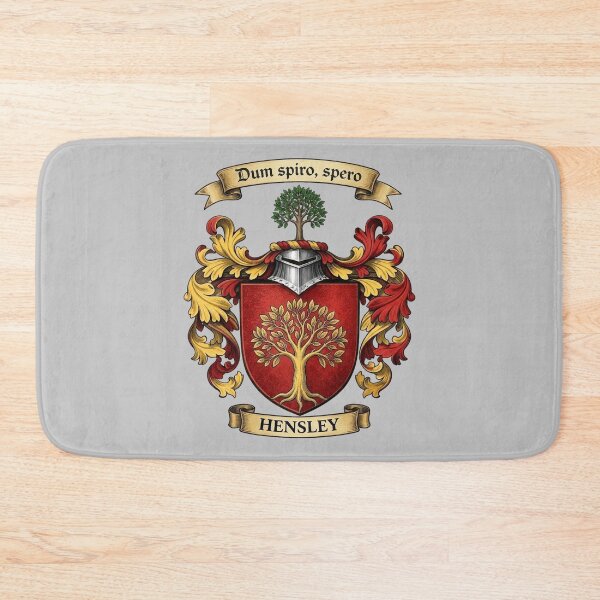 Item preview, The Hensley Family Coat of Arms designed and sold by BagTown Clans.