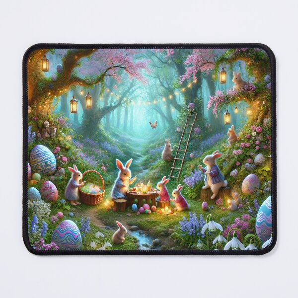 Item preview, Magical Easter Bunny Woodland Gathering designed and sold by NancyzKreations.