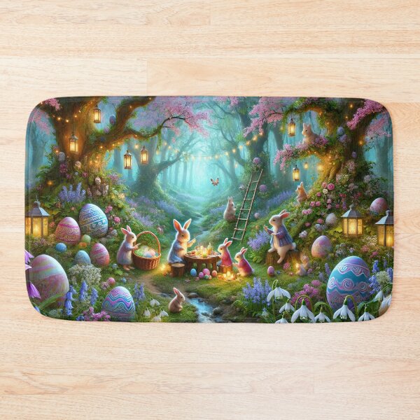 Item preview, Magical Easter Bunny Woodland Gathering designed and sold by NancyzKreations.