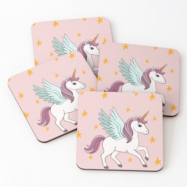 Item preview, Unicorn in a sea of stars designed and sold by The Curious Cow.