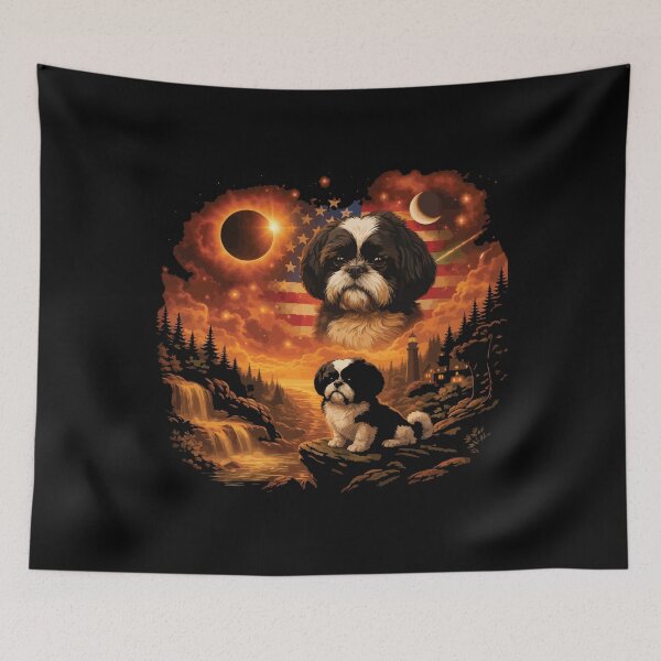 Item preview, Chihuahua Howling to The Moon Vintage 90s Retro Animal Dog designed and sold by BOUCHERIT amine.