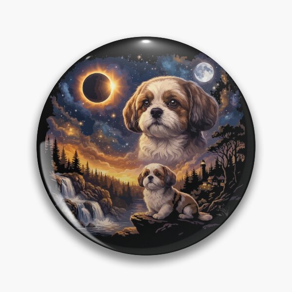 Item preview, Chihuahua Howling to The Moon Vintage 90s Retro Animal Dog designed and sold by BOUCHERIT amine.