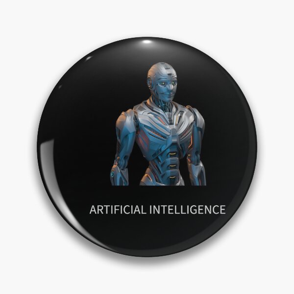 Artikelvorschau, Futuristischer KI-Humanoider Roboter – Kunst der künstlichen Intelligenz entworfen und verkauft von DraftDose.