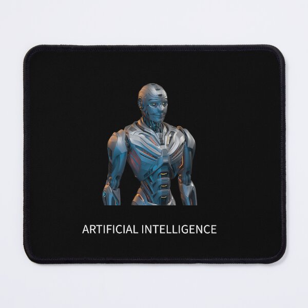 Item preview, Futuristic AI Humanoid Robot - Artificial Intelligence Art designed and sold by DraftDose.