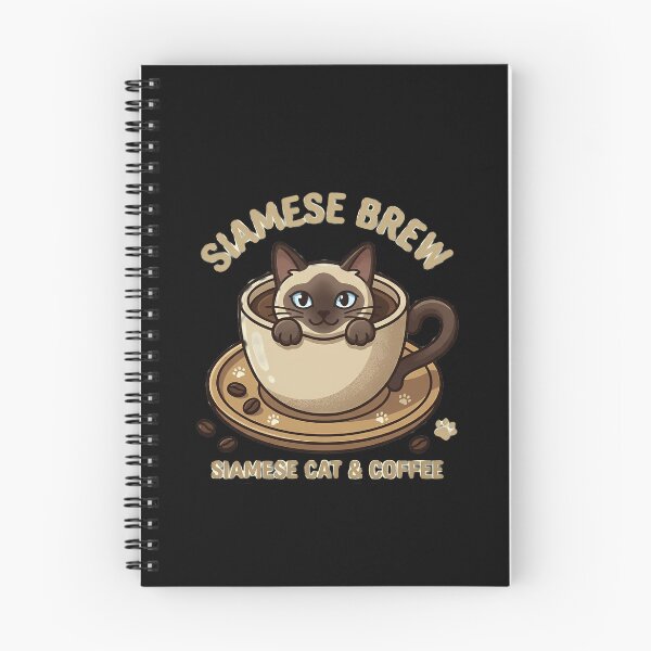 Item preview, Siamese Brew - Cute Siamese Cat in Coffee Cup Kawaii Art designed and sold by AbulailArt.