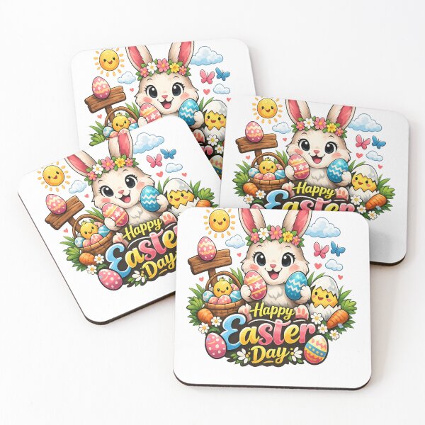 Item preview, Happy Easter Bunny – Cute Easter Egg Design designed and sold by MOUZAT.