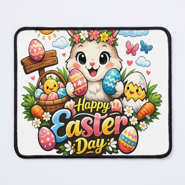 Item preview, Happy Easter Bunny – Cute Easter Egg Design designed and sold by MOUZAT.