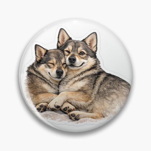 Item preview, Swedish Vallhund - Hugs designed and sold by TheVallhundStop.