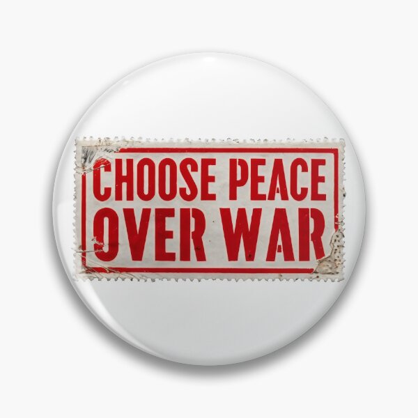Item preview, Choose Peace Over War - Distressed Worn Out Stamp designed and sold by Vashy56.