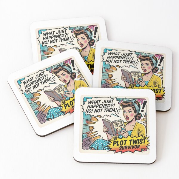 Item preview, Plot Twist Survivor – Dramatic Reader Reaction BookTok Thriller Humor Design designed and sold by SirensSageStone.