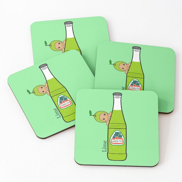 Item preview, Cute Angel Lime Jarritos Soda Character - Mexican Pop Art Sticker designed and sold by Blindboxbaddiez.