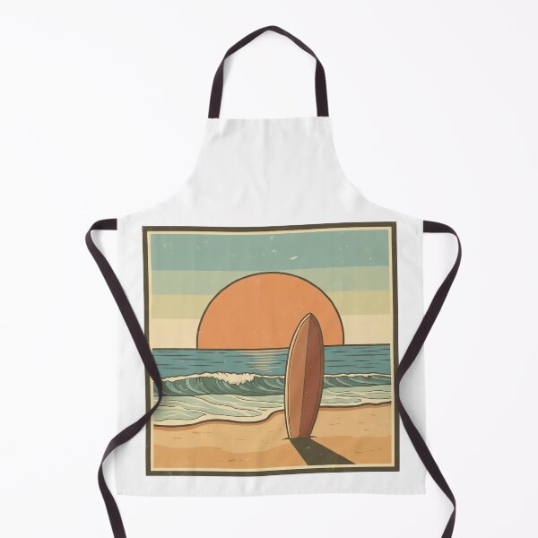 Item preview, Vintage Sunset Surfboard Beach designed and sold by urbinet.