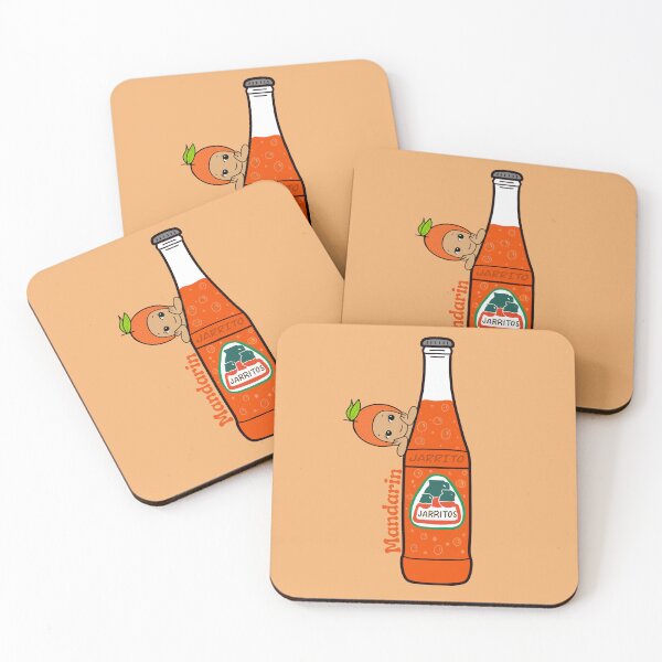 Item preview, Cute Angel Mandarin Jarritos Soda Character - Mexican Pop Art Sticker designed and sold by Blindboxbaddiez.