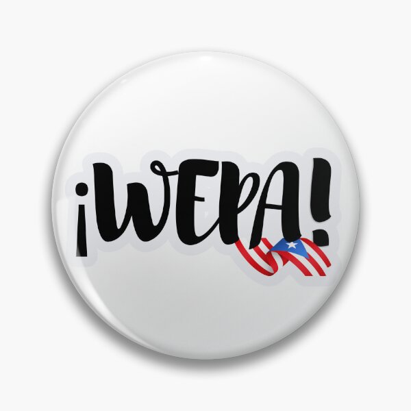 Item preview, ¡Wepa! Puerto Rico Pride Celebration Typography designed and sold by CozyBlobStudio.