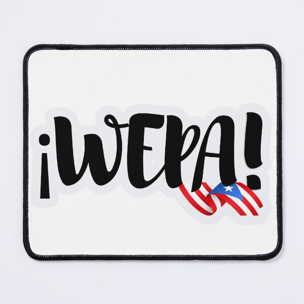 Item preview, ¡Wepa! Puerto Rico Pride Celebration Typography designed and sold by CozyBlobStudio.
