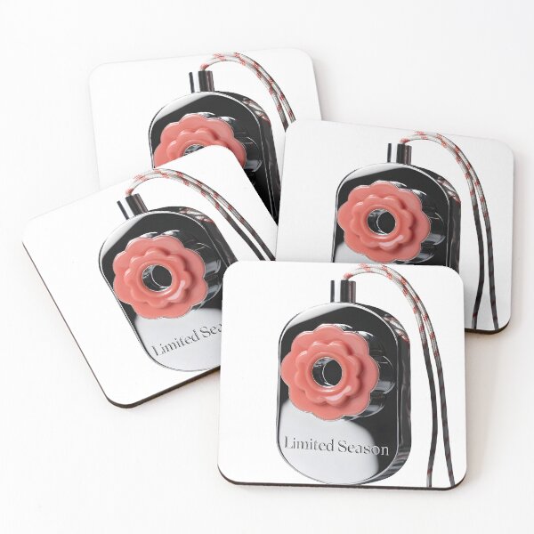 Item preview, Luxury perfume bottle with pink flower decoration and limited season label designed and sold by Creative88Art.