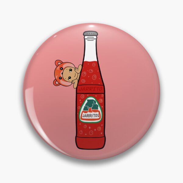 Item preview, Cute Red Panda Angel & Strawberry Jarritos Soda Sticker - Kawaii Mexican Pop Art designed and sold by Blindboxbaddiez.