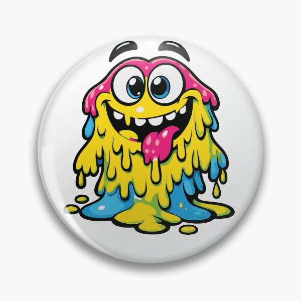 Item preview, A silly monster with a melting smile and playful personality. The exaggerated shapes and bold colors make the design visually striking and memorable designed and sold by Dejbar.